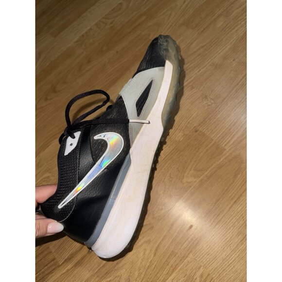 Nike Air Zoom Diamond Elite Turf Baseball Shoes Black DZ0503-001 Size 12 - Picture 6 of 9